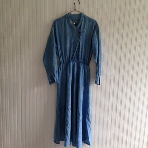 Carol Anderson | Vintage long sleeve denim dress 6